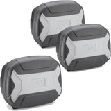 Trekker Lite Grigio Top Case + Side Cases - 105 Lt Trekker Lite Technopolymer - Givi Compatible With Royal Enfield Scram 411 (2022-2024)