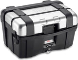 Monokey Trekker Aluminium Top Case - 46 Lt 6Kg For Original Rack Trekker Aluminium - Givi Compatible With Bmw F 750 Gs (2021-2023)