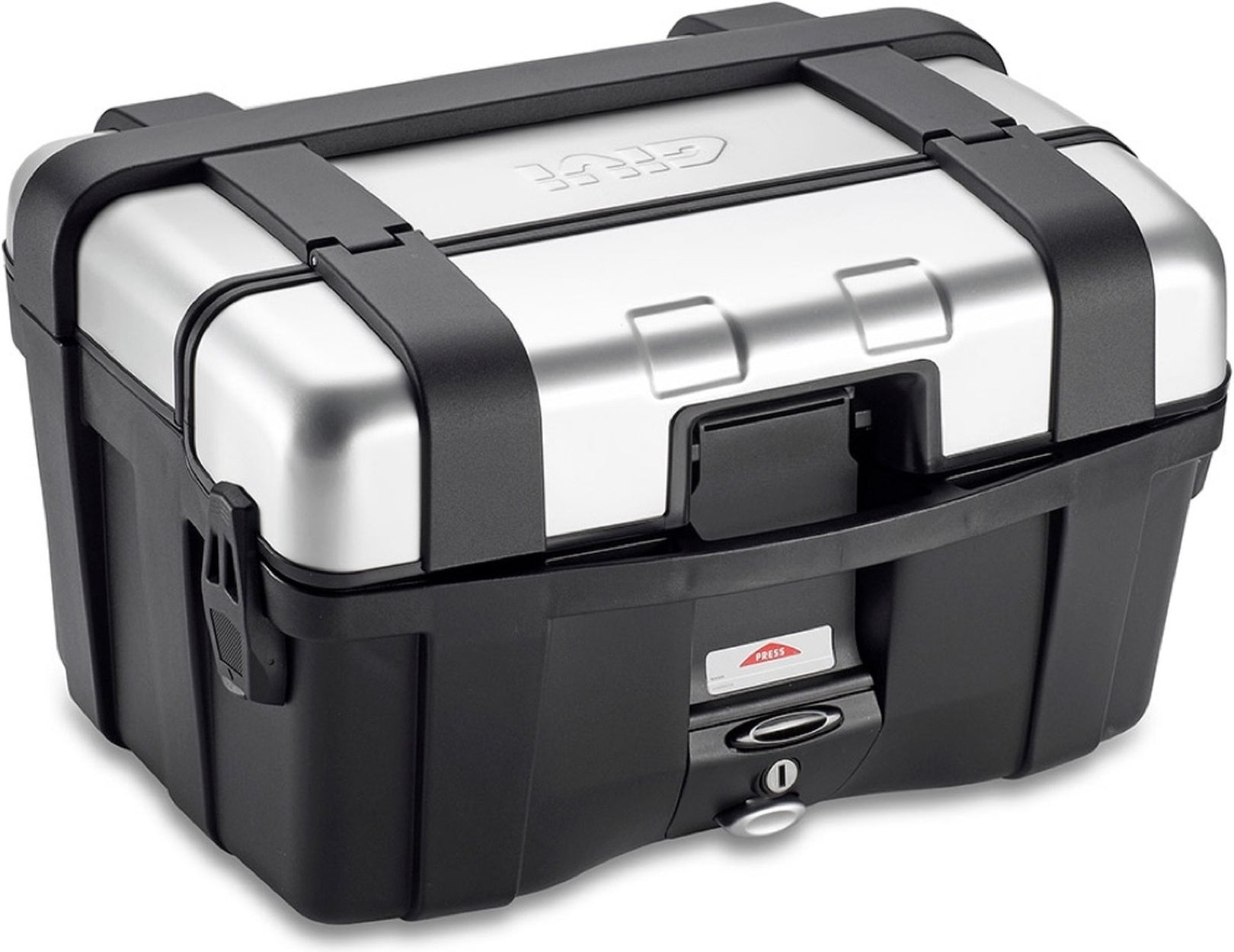 Monokey Trekker Aluminium Top Case - 46 Lt Trekker Aluminium - Givi Compatible With Sym Adx Tg 400 (2025)