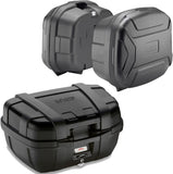 Trekker Lite Black Top Case + Side Cases - 122 Lt Trekker Lite Technopolymer - Givi Compatible With Yamaha Tracer 900 - Gt (2018-2020)