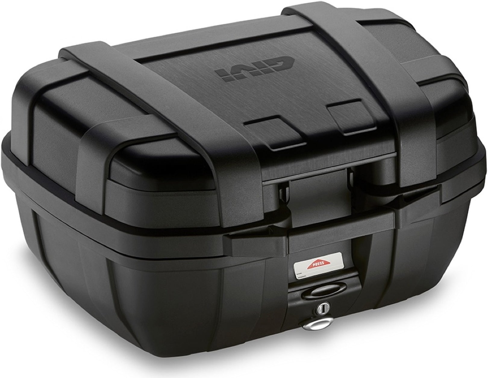 Monokey Trekker Lite Black Top Case - 52 Lt Trekker Lite Technopolymer - Givi Compatible With Sym Joymax 300 Z+ (2021-2024)