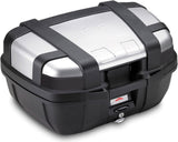 Monokey Trekker Aluminium Top Case - 52 Lt Trekker Aluminium - Givi Compatible With Benelli Trk 702 X (2023-2024)