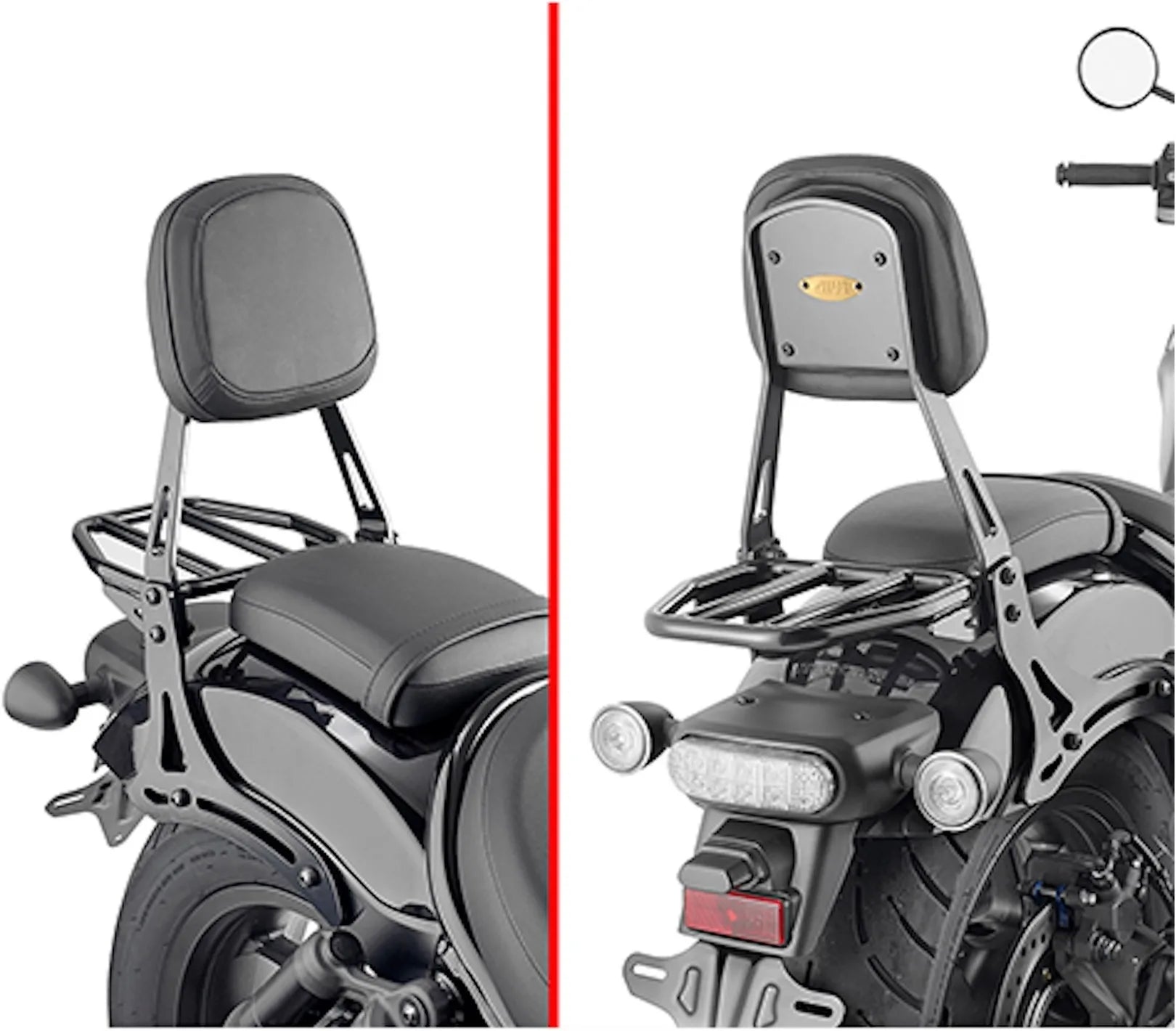Beifahrer-Rückenlehnedie - Givi Kompatibel Mit Honda Cmx 1100 Rebel (2021-2024)