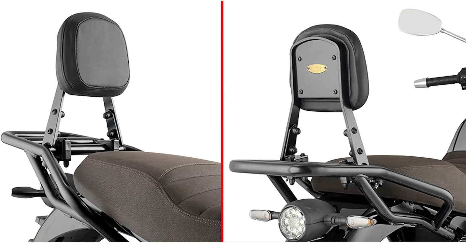Beifahrer-Rückenlehnedie - Givi Kompatibel Mit Moto Guzzi V7 850 Stone - Special (2021-2024)