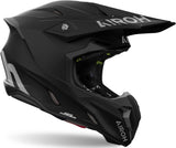Off-Road Motorcycle Helmet Airoh Twist 3 - Tw311 Thermoplastic Hrt Matte Black Color Size Xs