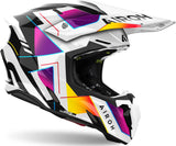 Offroad-Helm Für Motorrad Airoh Twist 3 - Tw3R38 Thermoplastic Hrt Gloss Rainbow Grösse Xxl