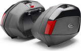 Seitenkoffer Monokey Side Schwarz 70 Lt Technopolymer - Givi Kompatibel Mit Suzuki Gsx 650 F (2008-2014)