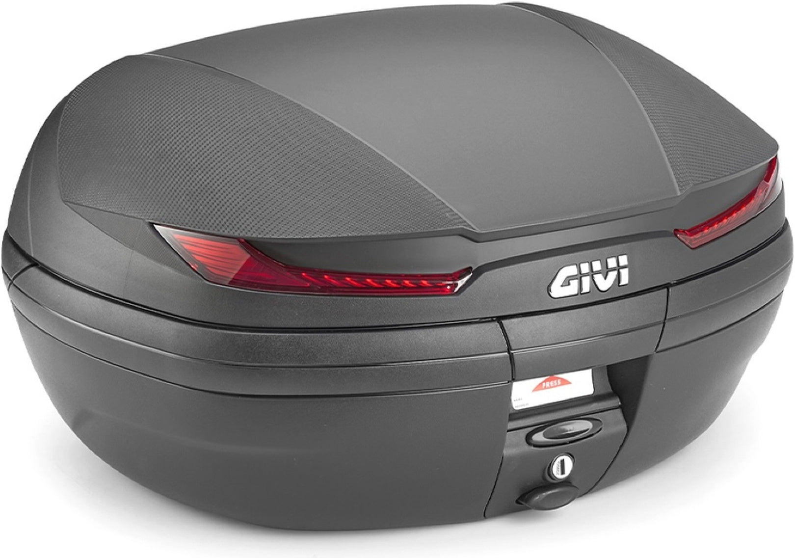 Monokey Arena Black Top Case - 45 Lt Arena Technopolymer - Givi Compatible With Sym Max Sym Tl 508 (2020-2024)