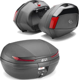Topcase + Seitenkoffer Arena Schwarz 110 Lt Arena Technopolymer - Givi Kompatibel Mit Honda Cb 500 X (2019-2023)