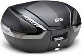 Monokey Carbon Look Tech Top Case - 47 Lt Technopolymer - Givi Compatible With Suzuki Gsf 650 Bandit - S K7 K8 (2007-2011)