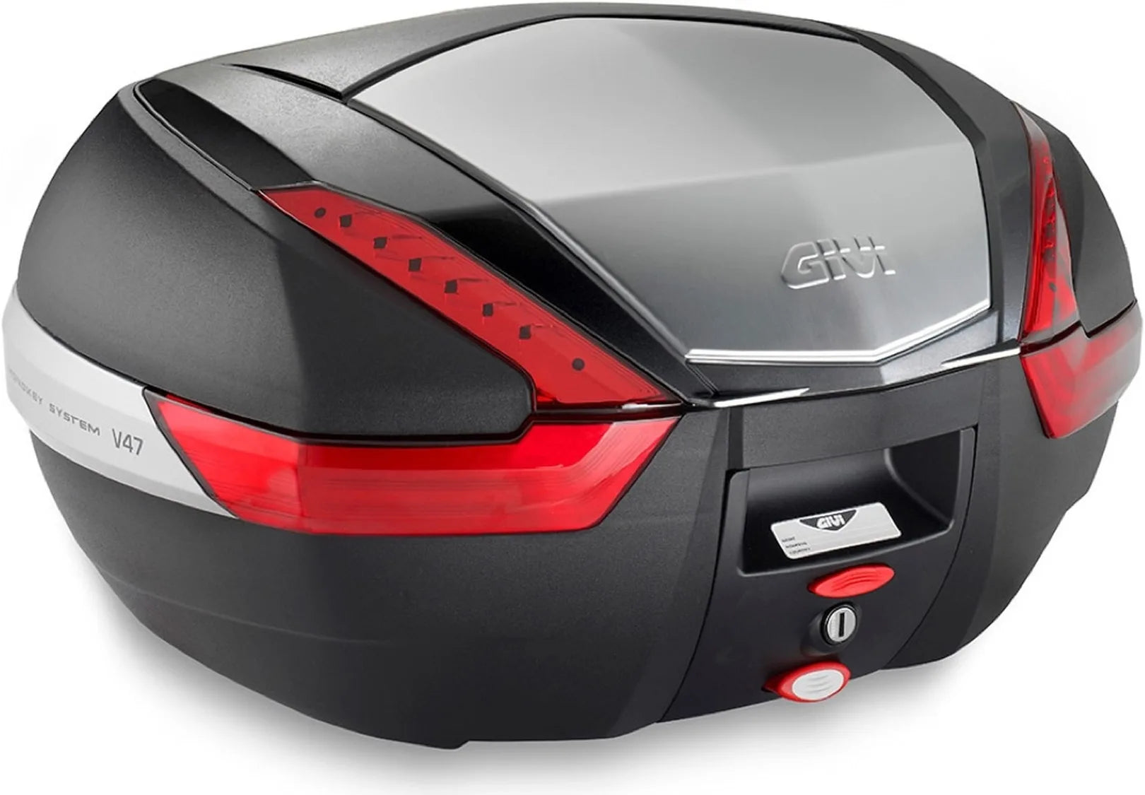 Motorradkoffer Monokey Aluminium 47 Lt Technopolymer - Givi Kompatibel Mit Ktm 390 Adventure (2020-2024)