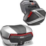 Topcase + Seitenkoffer Maxia 5 Silber 132 Lt Maxia 5 Technopolymer - Givi Kompatibel Mit Honda Cb 500 X (2019-2023)