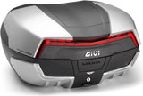 Motorradkoffer Monokey Maxia 5 Silber 58 Lt Maxia 5 Technopolymer - Givi Kompatibel Mit Ktm 1290 Super Adventure R (2017-2020)