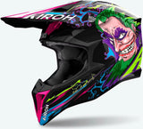 Offroad-Helm Für Motorrad Airoh Wraaap - Wram17 Thermoplastic Hrt Gloss Music Grösse Xxs
