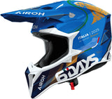 Offroad-Helm Für Motorrad Airoh Wraaap - Wrasdit25 Thermoplastic Hrt Gloss 6 Days Italy 2025 Grösse Xs