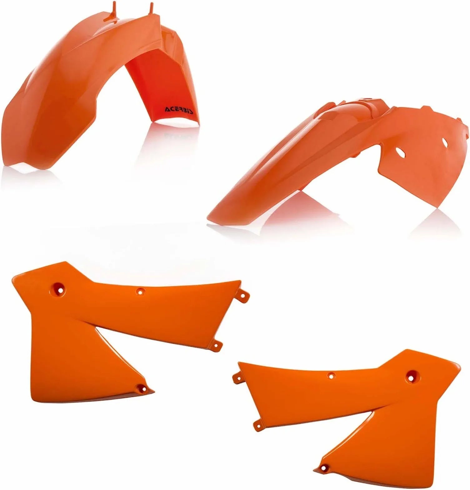 Kunststoff-Kit - Acerbis Kompatibel Mit Ktm 200 Exc (2003-2004)