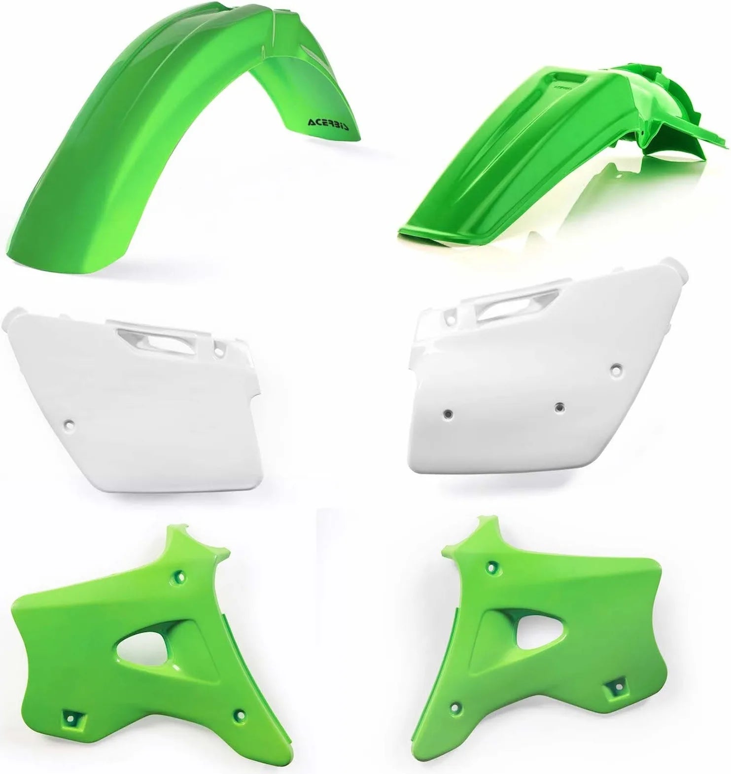 Kunststoff-Kit - Acerbis Kompatibel Mit Kawasaki Kx 250 2T (1994-1998)