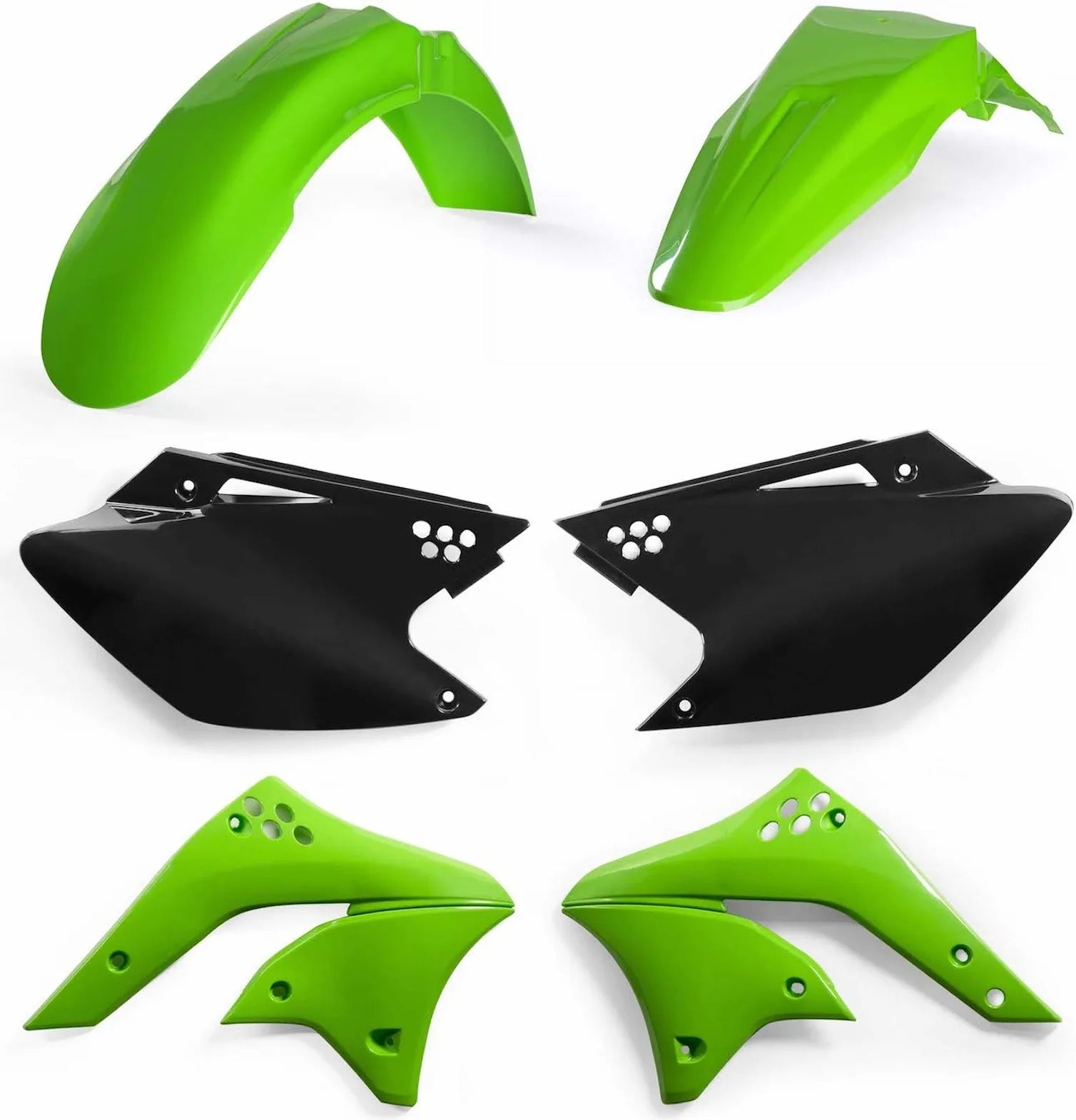 Kunststoff-Kit - Acerbis Kompatibel Mit Kawasaki Kx 250 F (2006-2008)