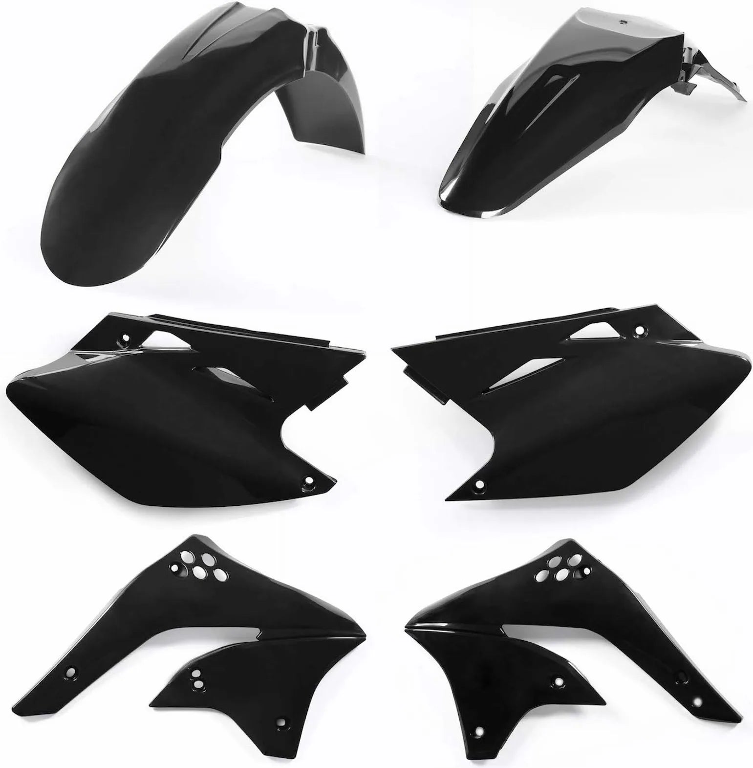 Kunststoff-Kit - Acerbis Kompatibel Mit Kawasaki Kxf 450 (2006-2008)
