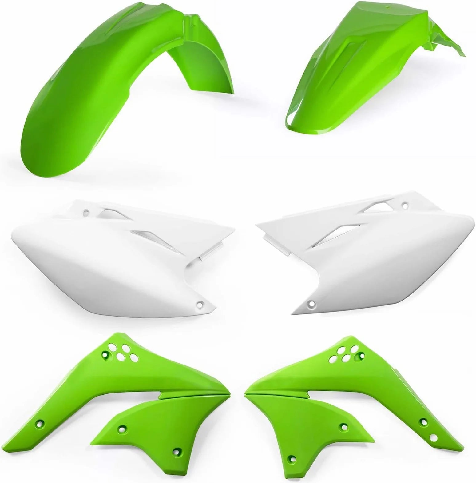 Kunststoff-Kit - Acerbis Kompatibel Mit Kawasaki Kxf 450 (2006-2008)