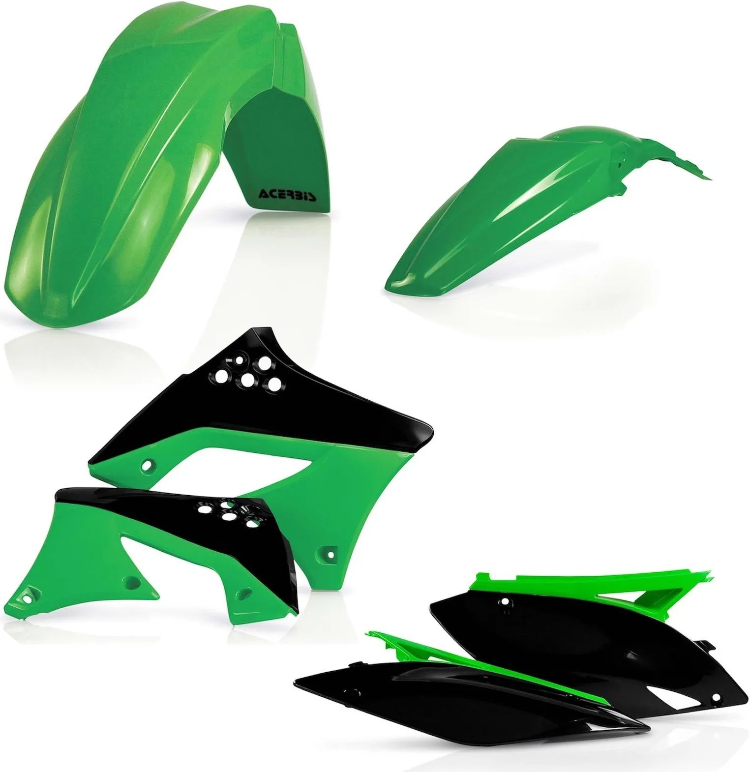Kunststoff-Kit - Acerbis Kompatibel Mit Kawasaki Kxf 250 (2009-2012)