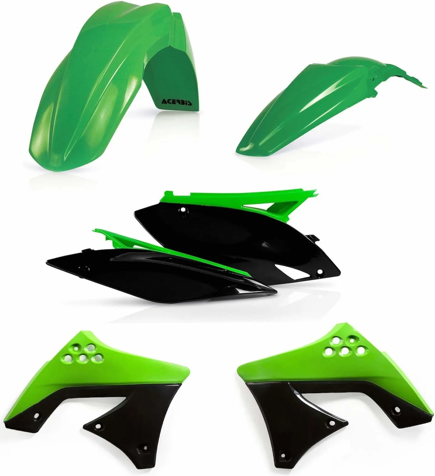 Kunststoff-Kit - Acerbis Kompatibel Mit Kawasaki Kxf 250 (2009-2012)
