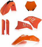 Vollständiges Kunststoff-Kit - Acerbis Kompatibel Mit Ktm 350 Sx-F (2007-2010)