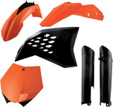 Vollständiges Kunststoff-Kit - Acerbis Kompatibel Mit Ktm 350 Sx-F (2008-2010)