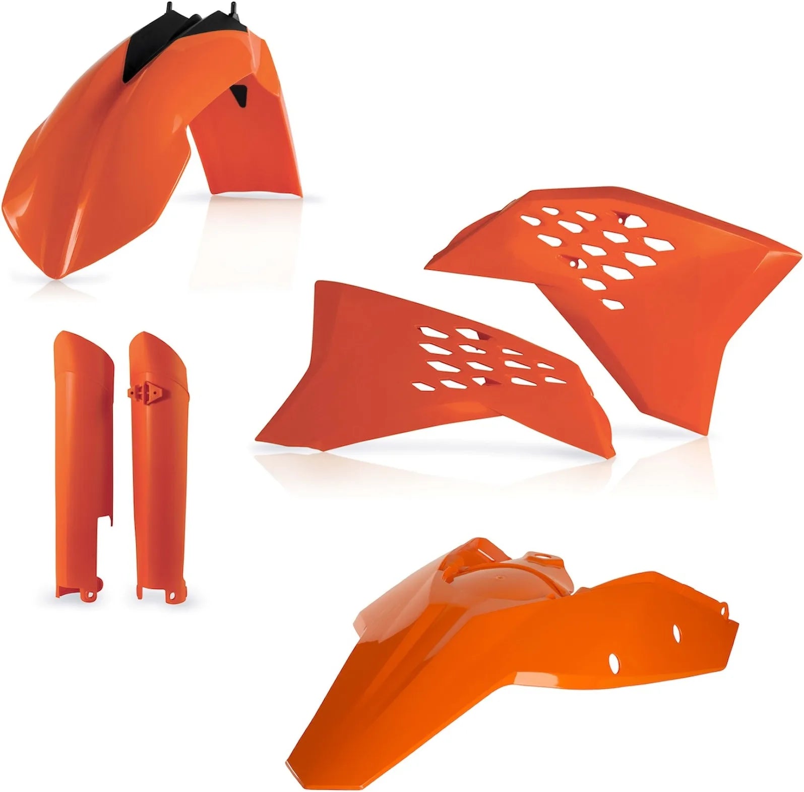 Vollständiges Kunststoff-Kit - Acerbis Kompatibel Mit Ktm 200 Exc (2008-2011)