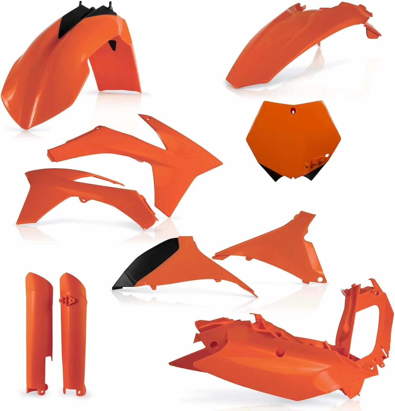 Vollständiges Kunststoff-Kit - Acerbis Kompatibel Mit Ktm 125 Sx (2012)