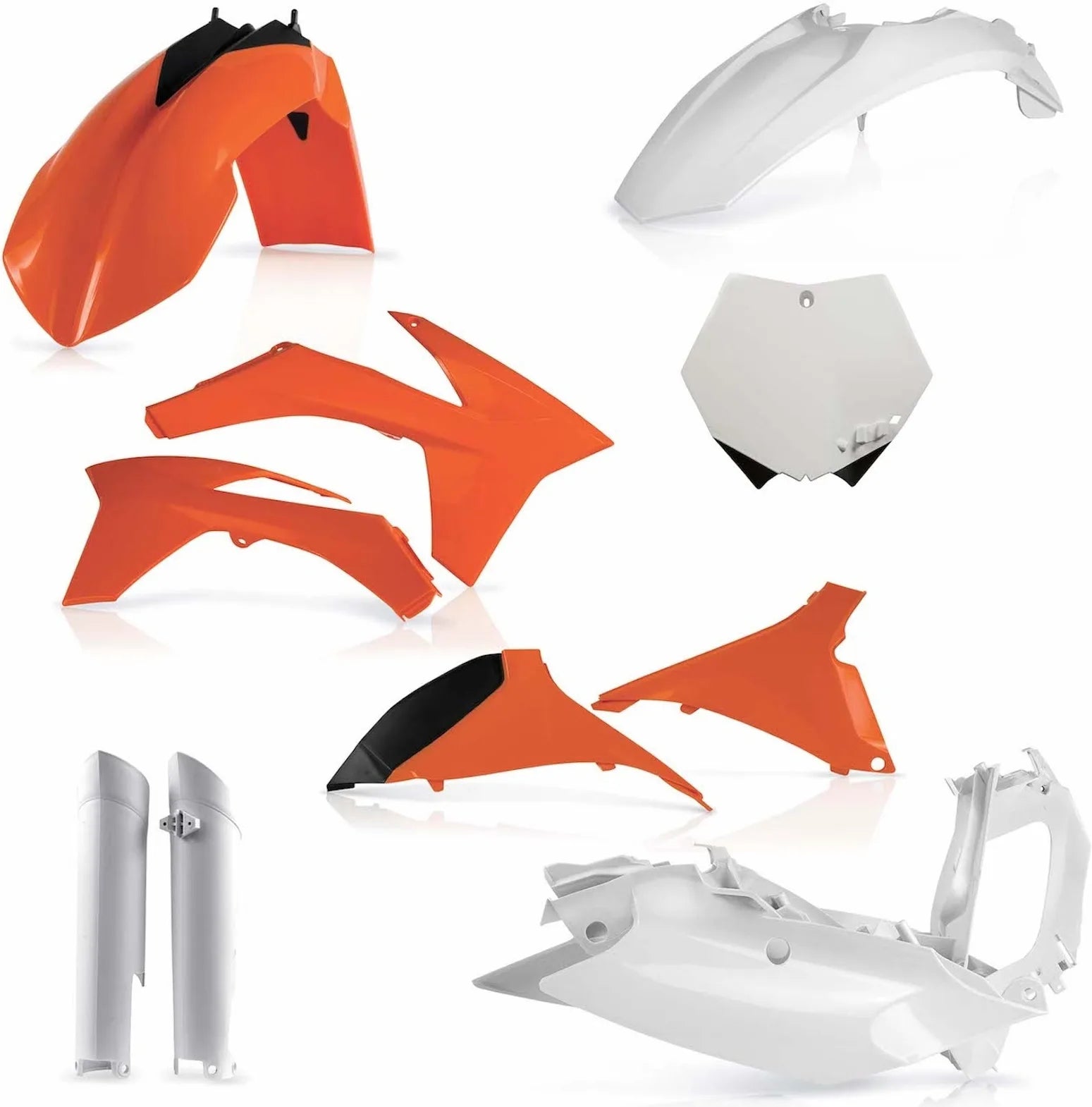 Vollständiges Kunststoff-Kit - Acerbis Kompatibel Mit Ktm 250 Sx (2012)