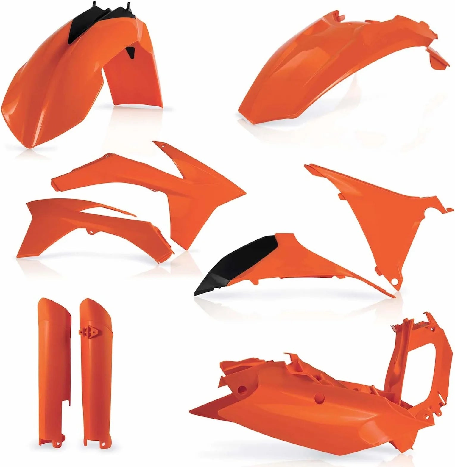 Vollständiges Kunststoff-Kit - Acerbis Kompatibel Mit Ktm 250 Exc (2012-2013)