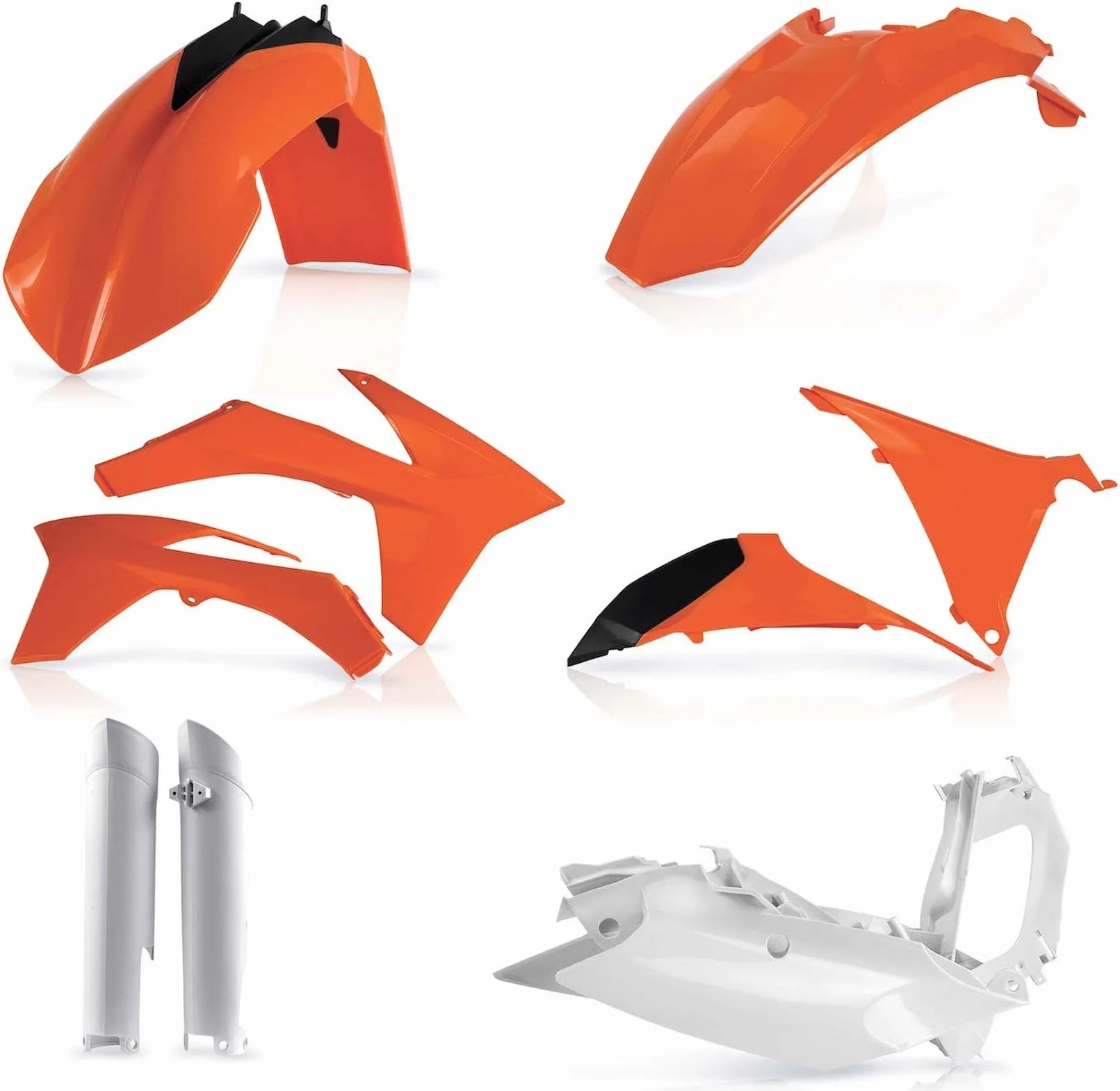 Vollständiges Kunststoff-Kit - Acerbis Kompatibel Mit Ktm 350 Exc-F (2012-2013)