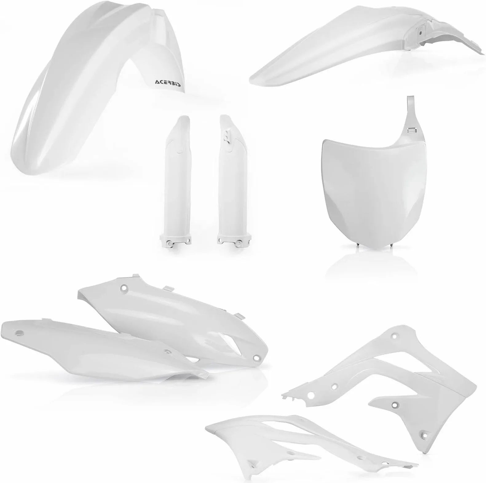 Vollständiges Kunststoff-Kit - Acerbis Kompatibel Mit Kawasaki Kx 450 F (2012)