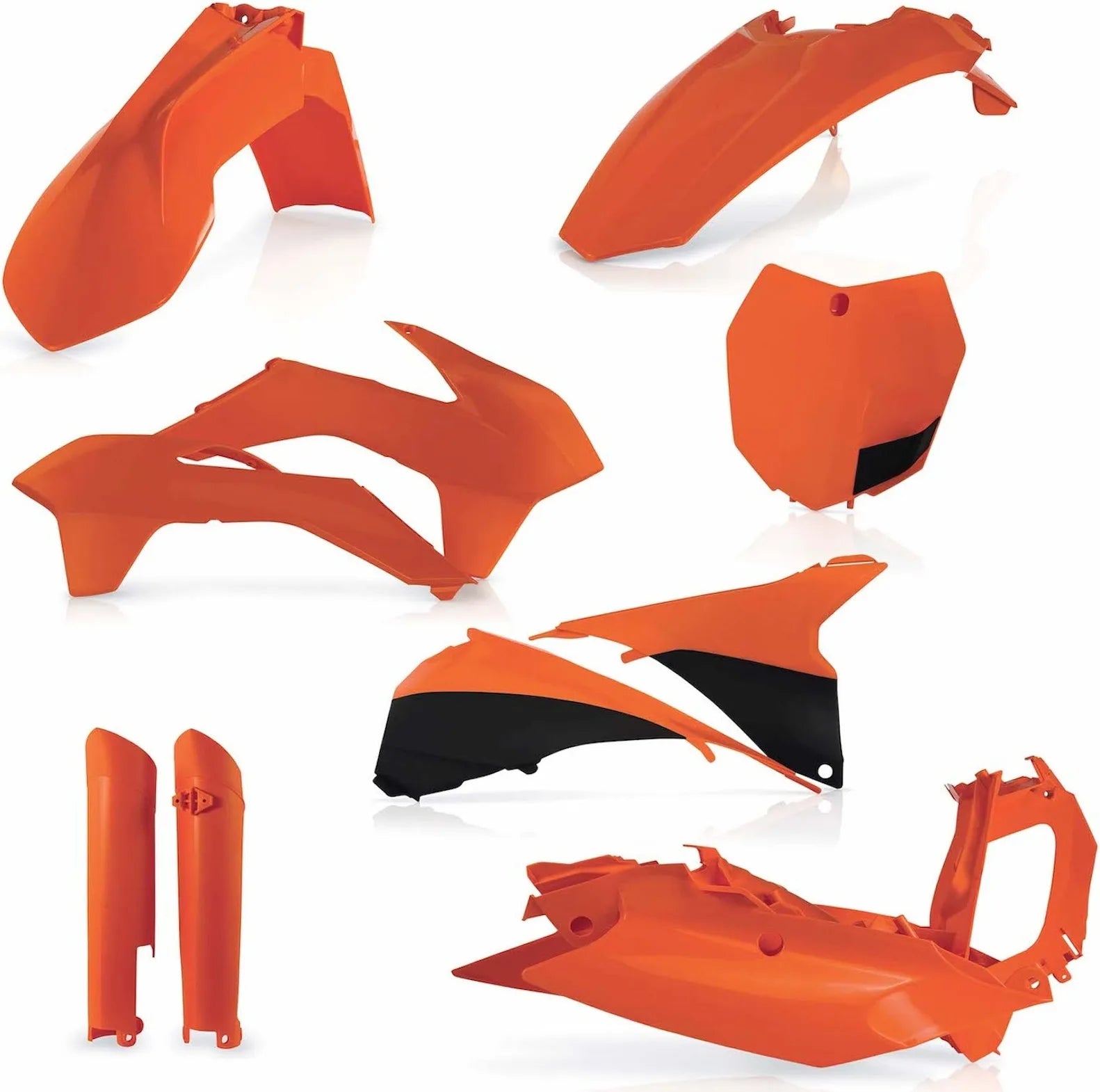 Vollständiges Kunststoff-Kit - Acerbis Kompatibel Mit Ktm 125 Sx (2013-2014)