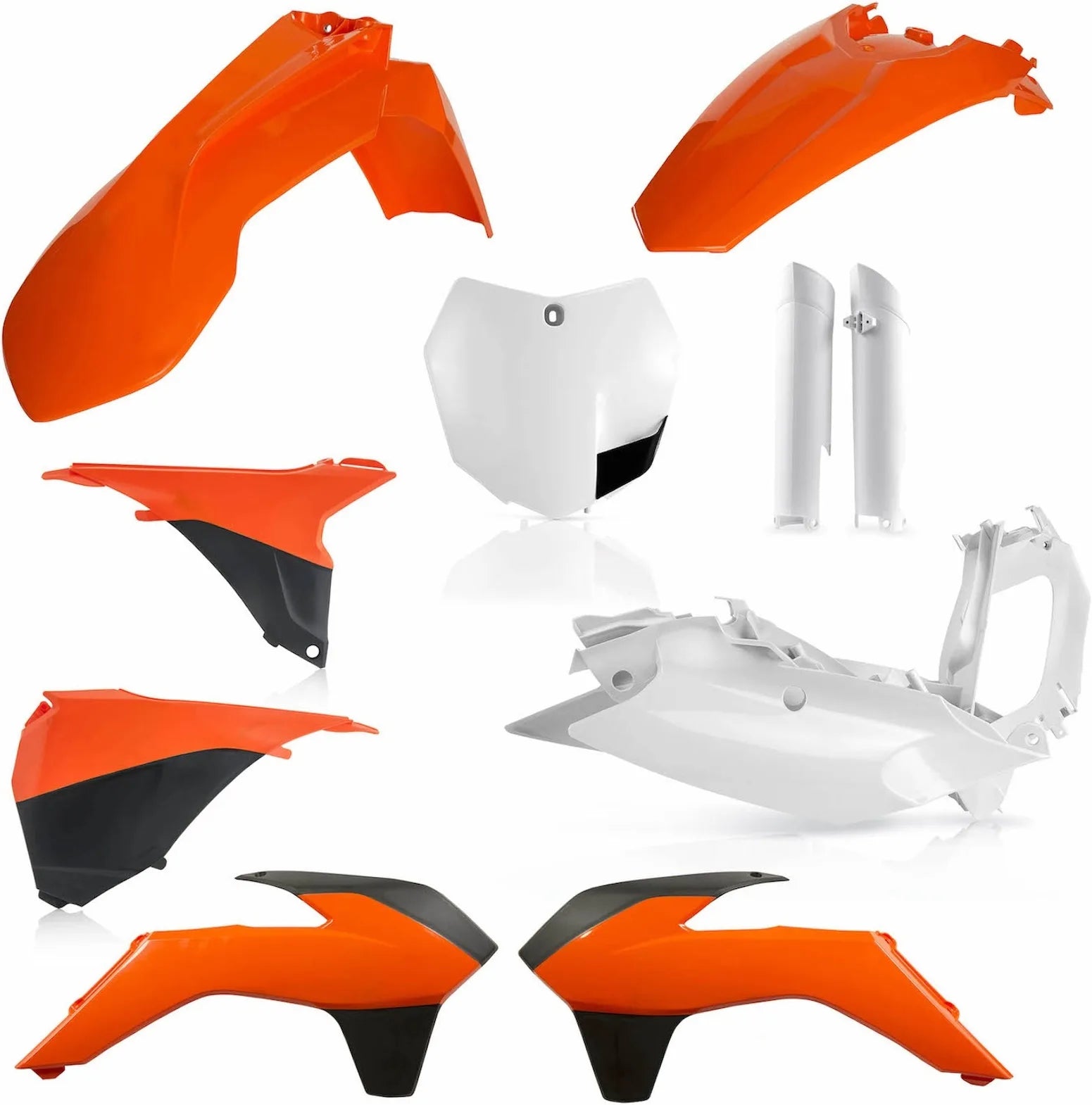 Vollständiges Kunststoff-Kit - Acerbis Kompatibel Mit Ktm 125 Sx (2013-2014)
