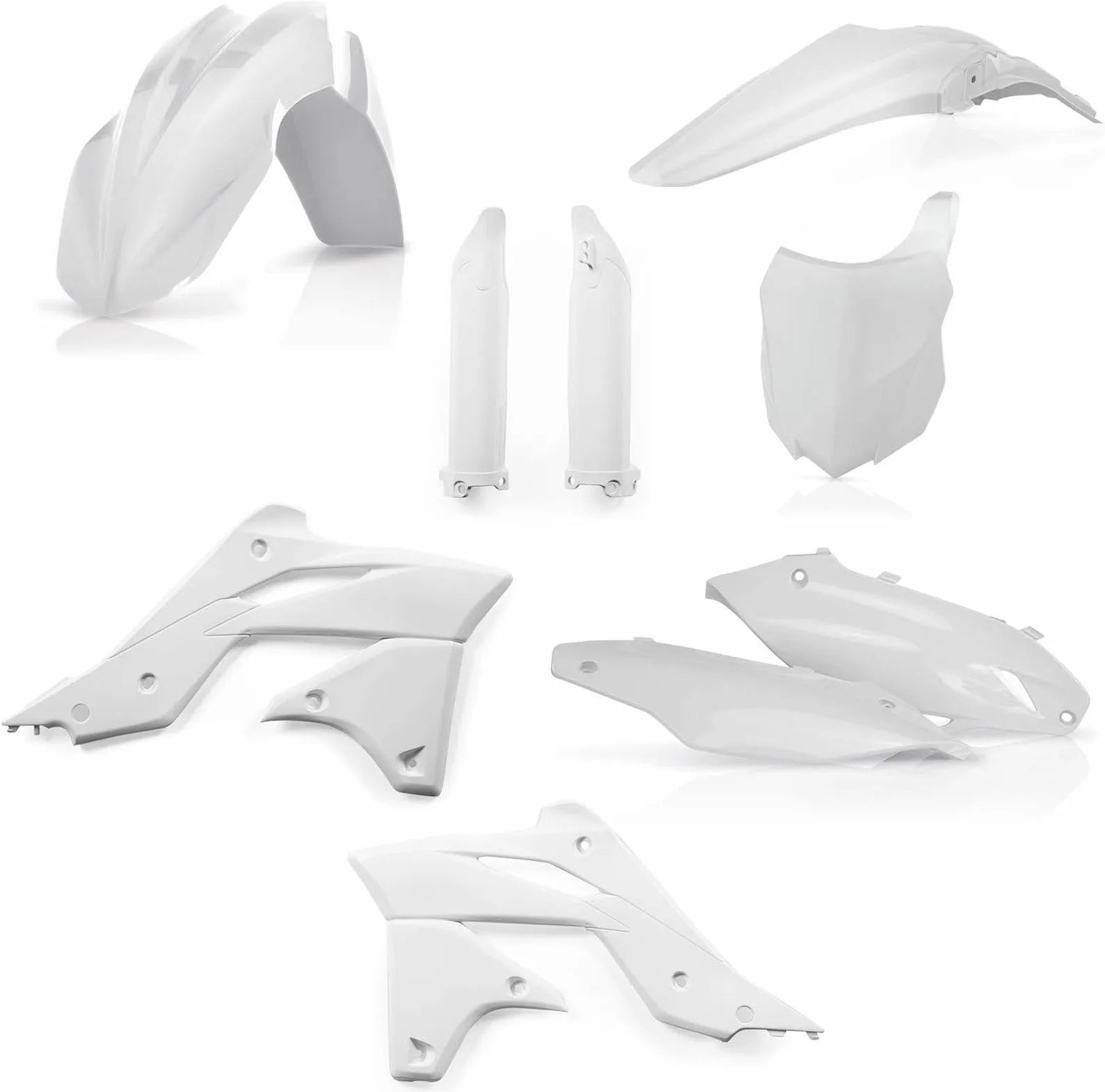Vollständiges Kunststoff-Kit - Acerbis Kompatibel Mit Kawasaki Kx 250 F (2013-2016)