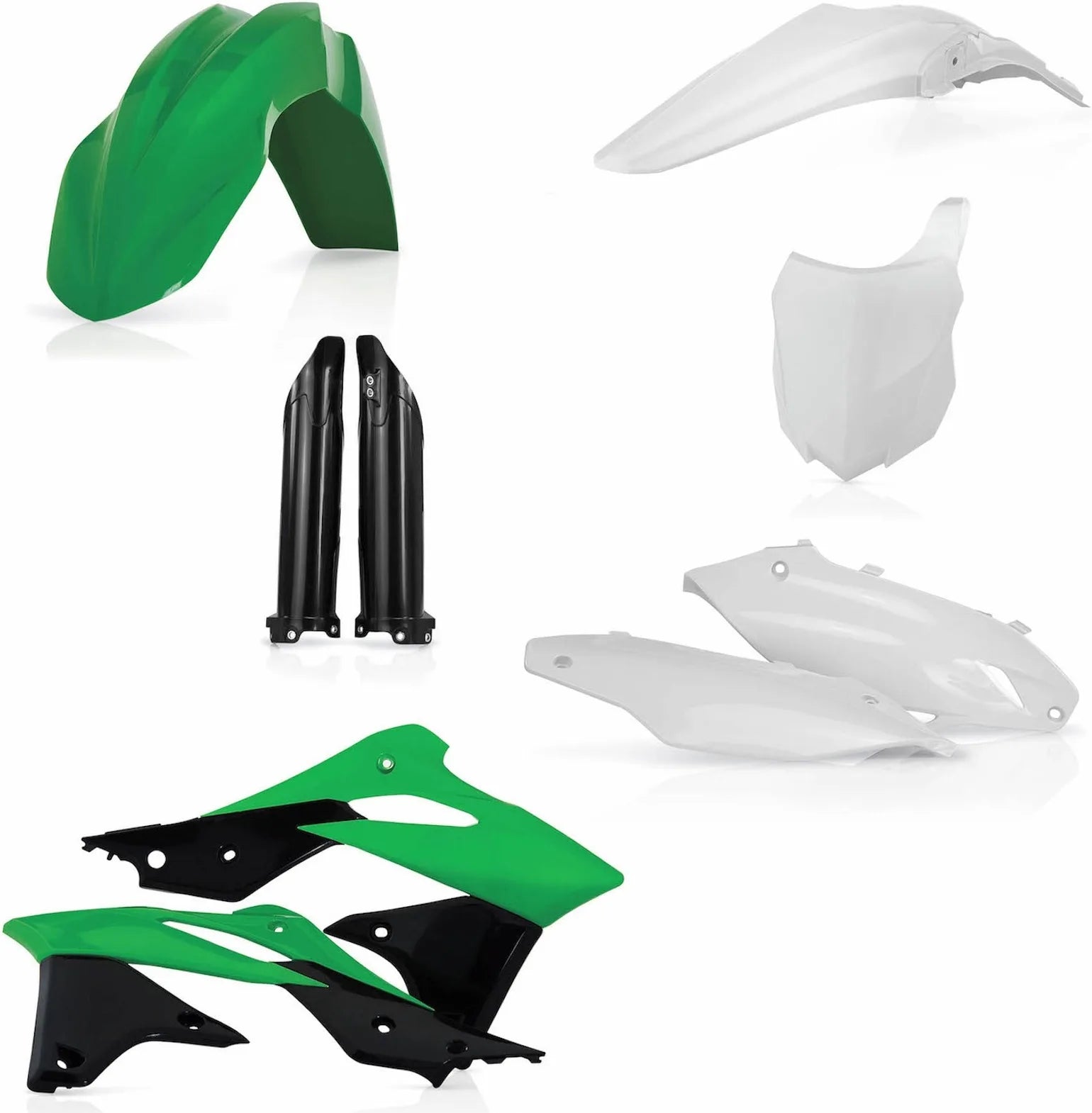 Vollständiges Kunststoff-Kit - Acerbis Kompatibel Mit Kawasaki Kxf 250 (2013-2016)
