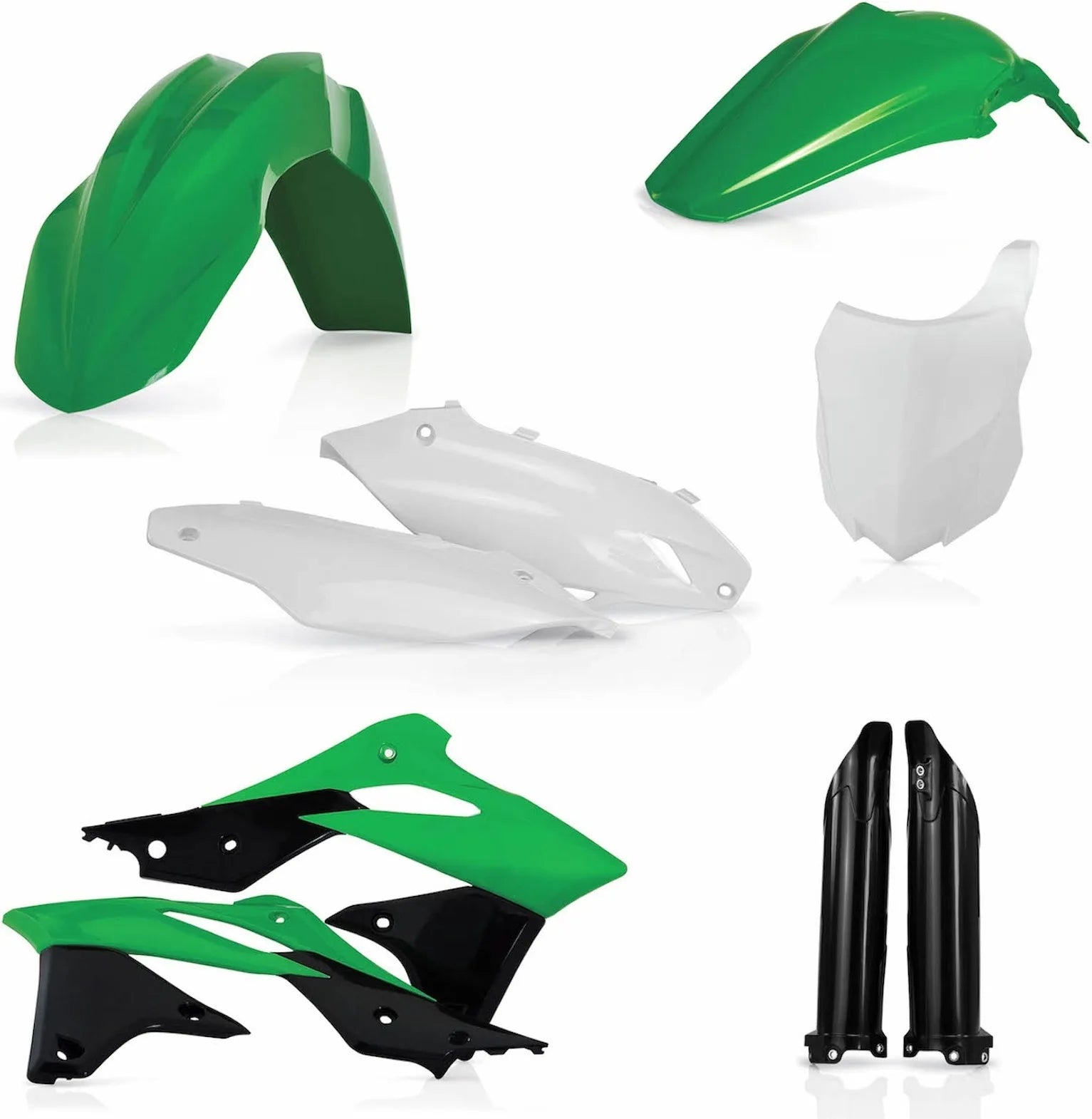 Vollständiges Kunststoff-Kit - Acerbis Kompatibel Mit Kawasaki Kxf 250 (2013-2016)