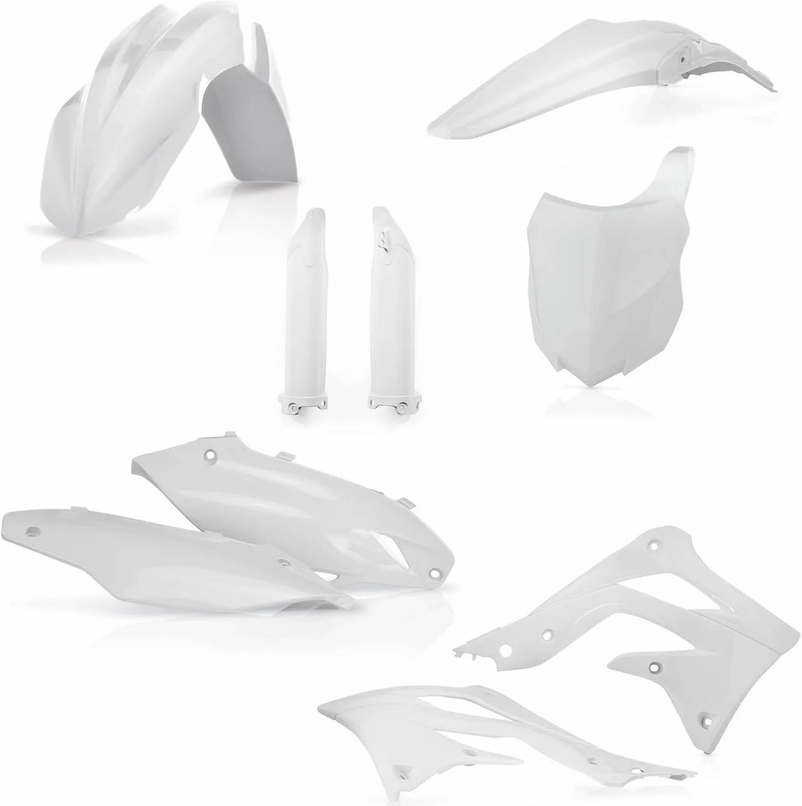 Vollständiges Kunststoff-Kit - Acerbis Kompatibel Mit Kawasaki Kx 450 F (2013-2015)