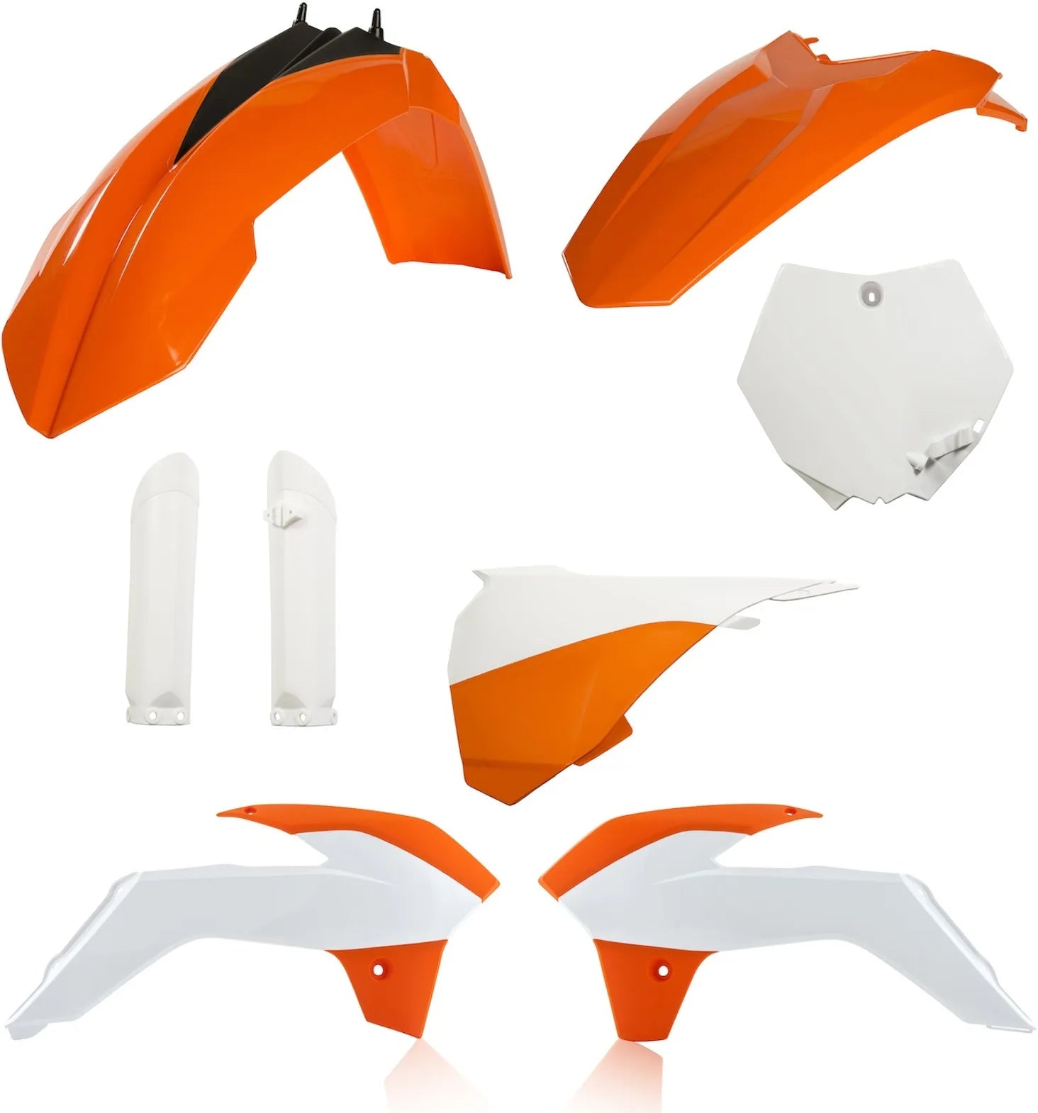 Vollständiges Kunststoff-Kit - Acerbis Kompatibel Mit Ktm 85 Sx (2013-2017)