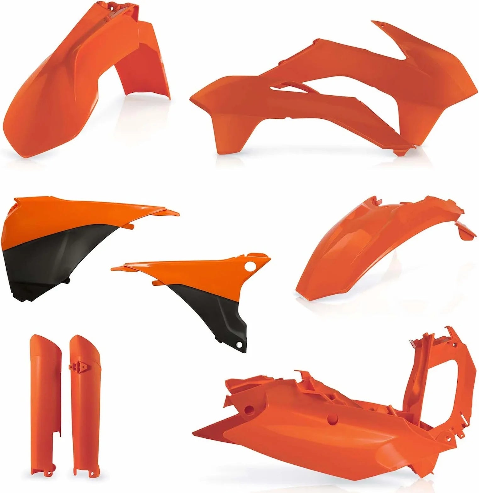 Vollständiges Kunststoff-Kit - Acerbis Kompatibel Mit Ktm 200 Exc (2014-2015)