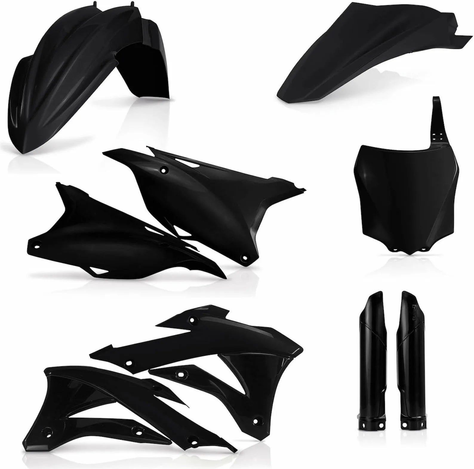 Vollständiges Kunststoff-Kit - Acerbis Kompatibel Mit Kawasaki Kx 85 (2021)