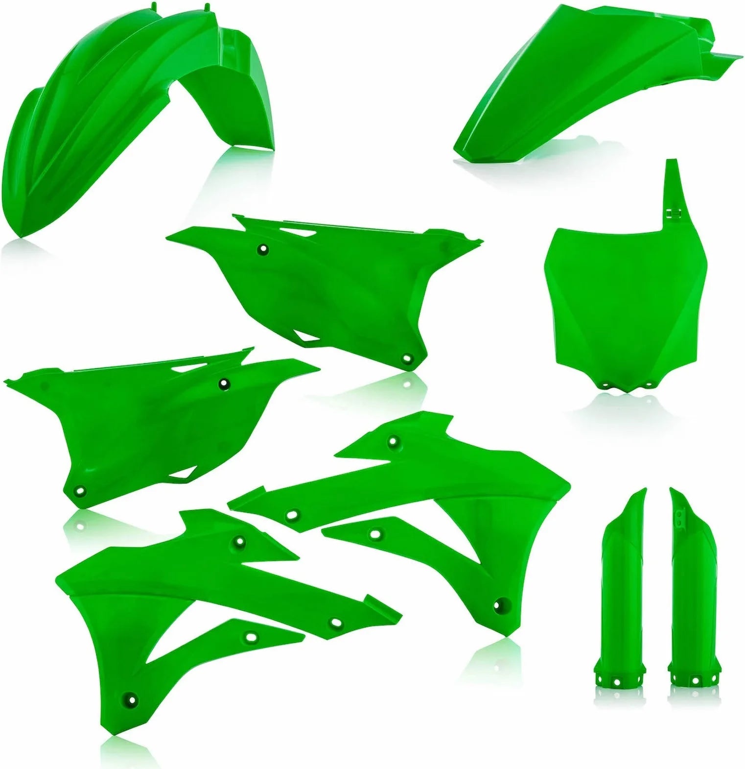 Vollständiges Kunststoff-Kit - Acerbis Kompatibel Mit Kawasaki Kx 85 (2014-2020)