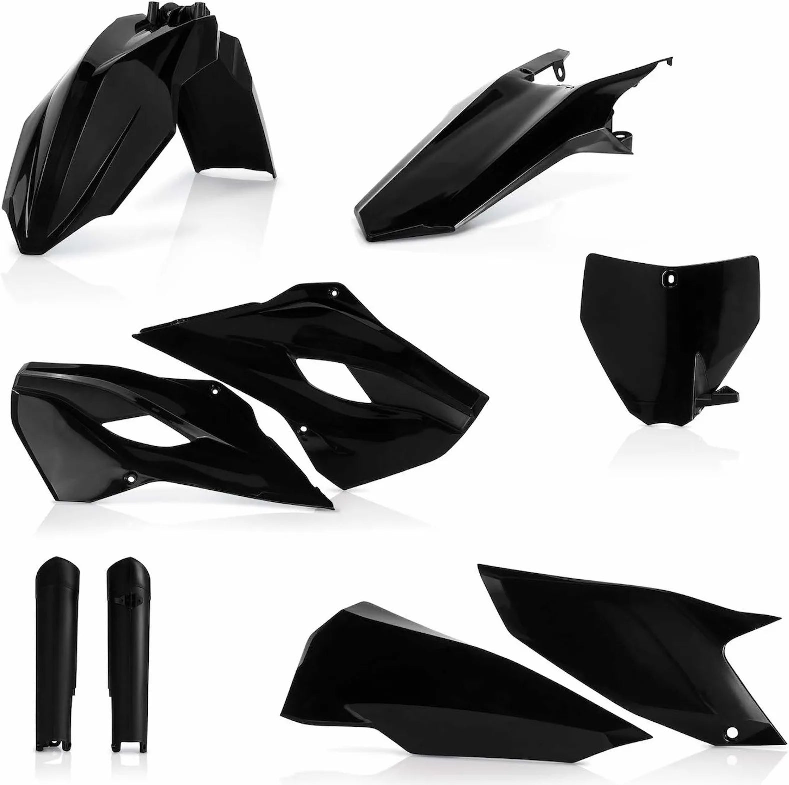 Vollständiges Kunststoff-Kit - Acerbis Kompatibel Mit Husqvarna Fe 450 (2014-2015)