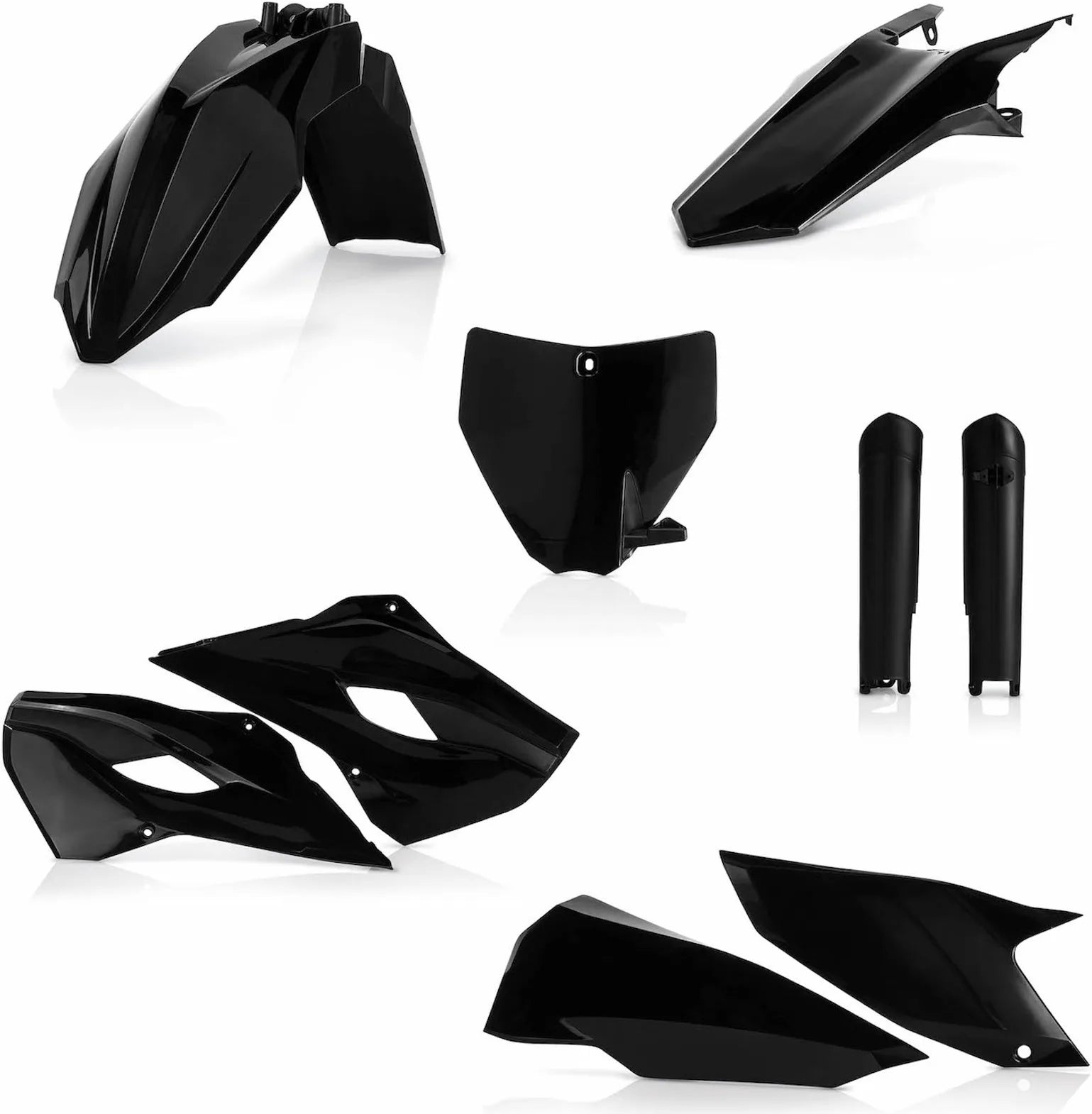 Vollständiges Kunststoff-Kit - Acerbis Kompatibel Mit Husqvarna Tc 250 (2016)