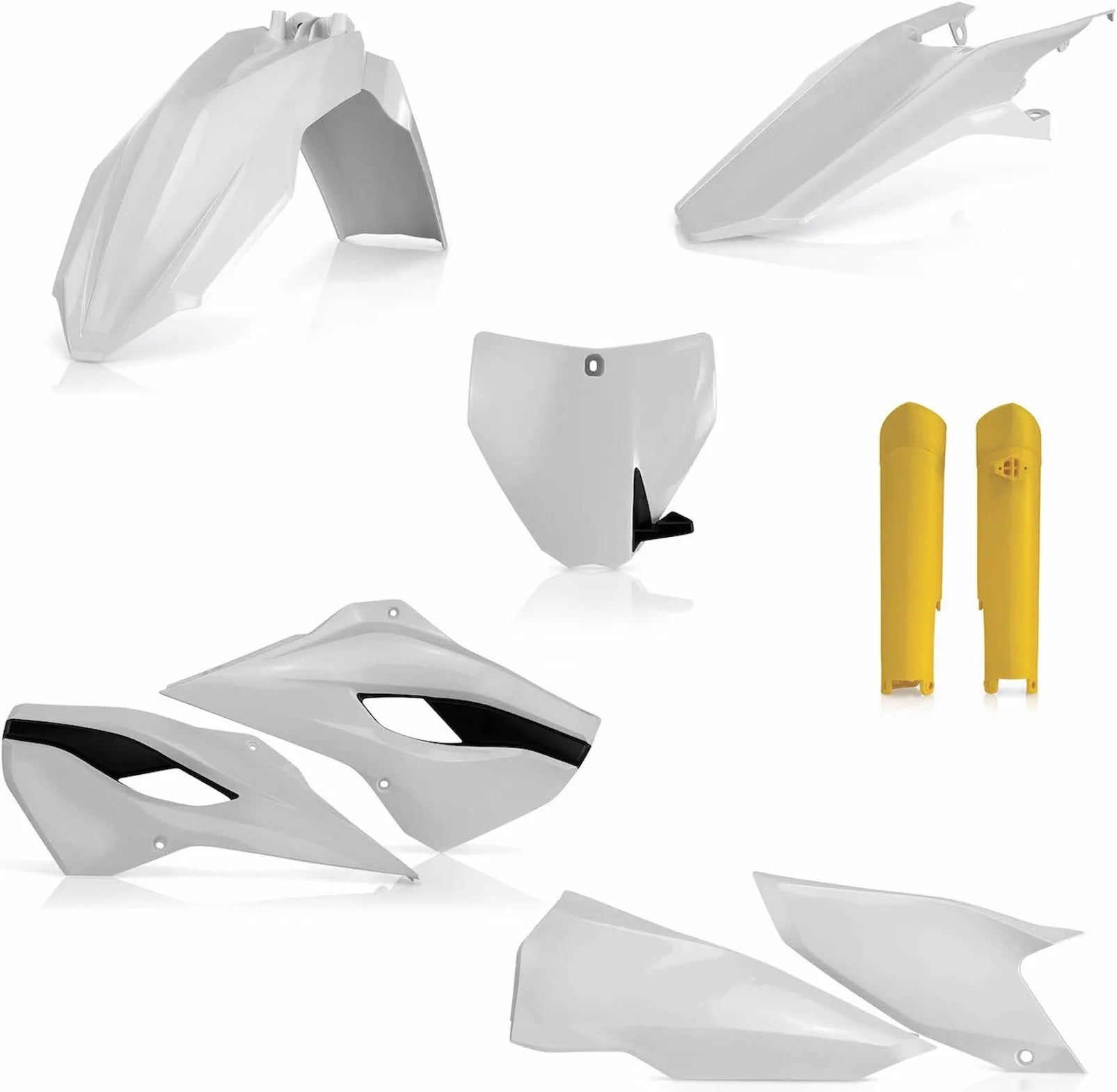Vollständiges Kunststoff-Kit - Acerbis Kompatibel Mit Husqvarna Tc 250 (2016)