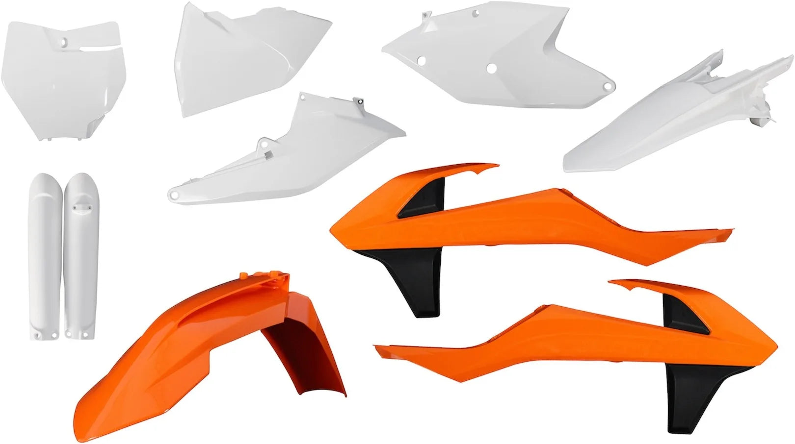 Vollständiges Kunststoff-Kit - Acerbis Kompatibel Mit Ktm 350 Sx-F (2016-2018)