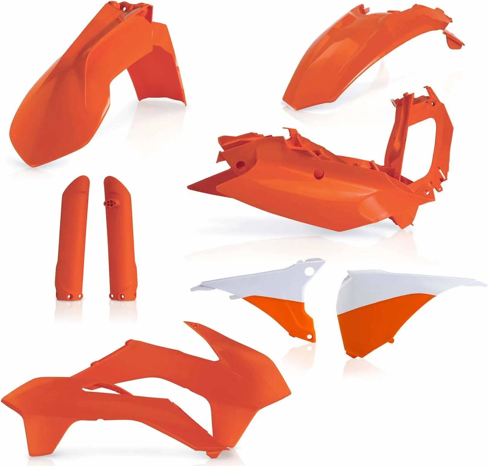 Vollständiges Kunststoff-Kit - Acerbis Kompatibel Mit Ktm 350 Exc-F (2016)