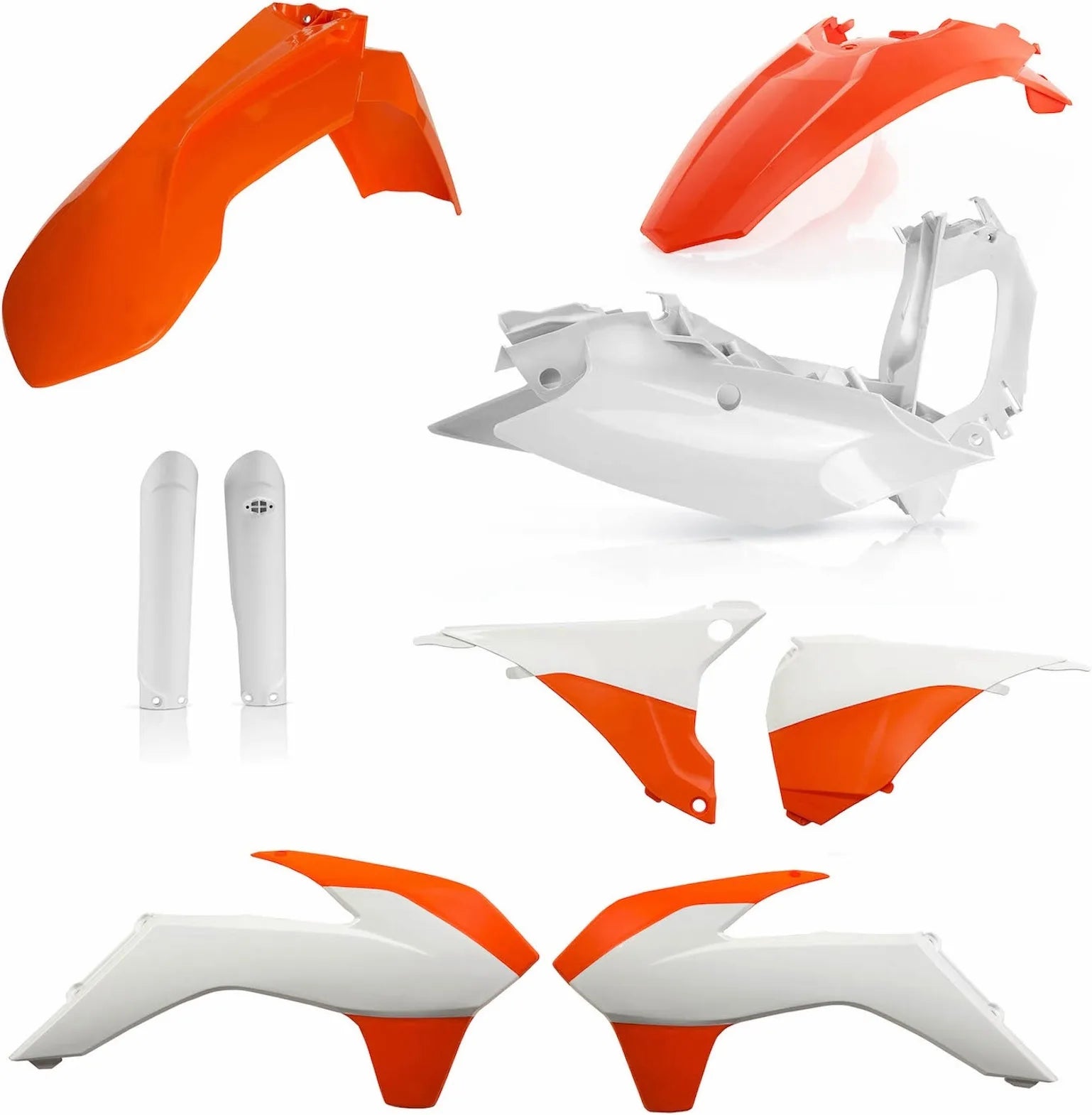 Vollständiges Kunststoff-Kit - Acerbis Kompatibel Mit Ktm 400 Exc-F (2016)